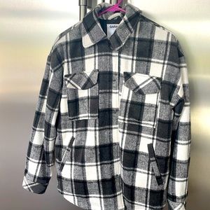 Garage flannel quilted jacket